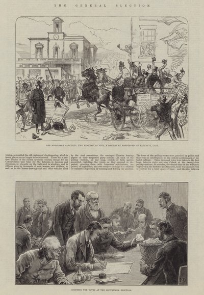 La elección general de Sir John Charles Robinson
